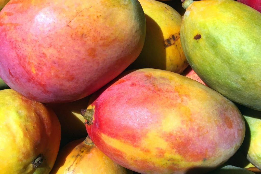 An image of several mangos
